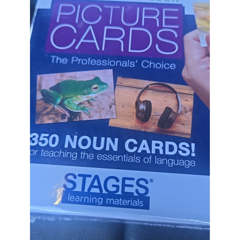Stages Language Builder Picture Noun Cards 350 Autism Flashcards ABA Speech Ther - Picture 5 of 9